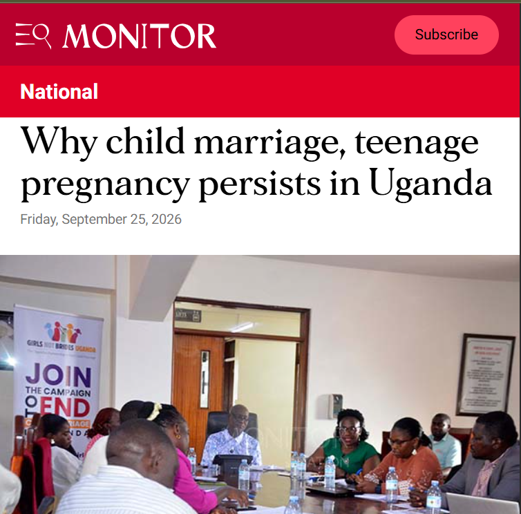 Why child marriage, teenage pregnancy persists in Uganda: Daily Monitor UG
